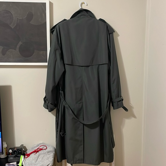 Green trench coat - Picture 2 of 3